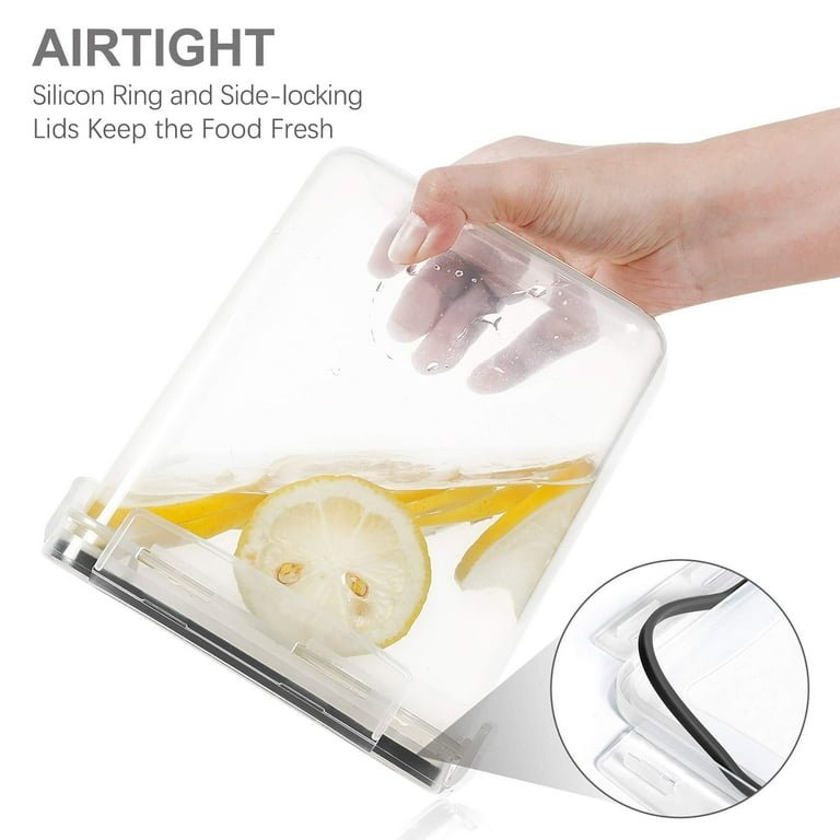 Premium Airtight Food Storage Container Set – BPA-Free Kitchen Pantry Organizers with Labels & Lids