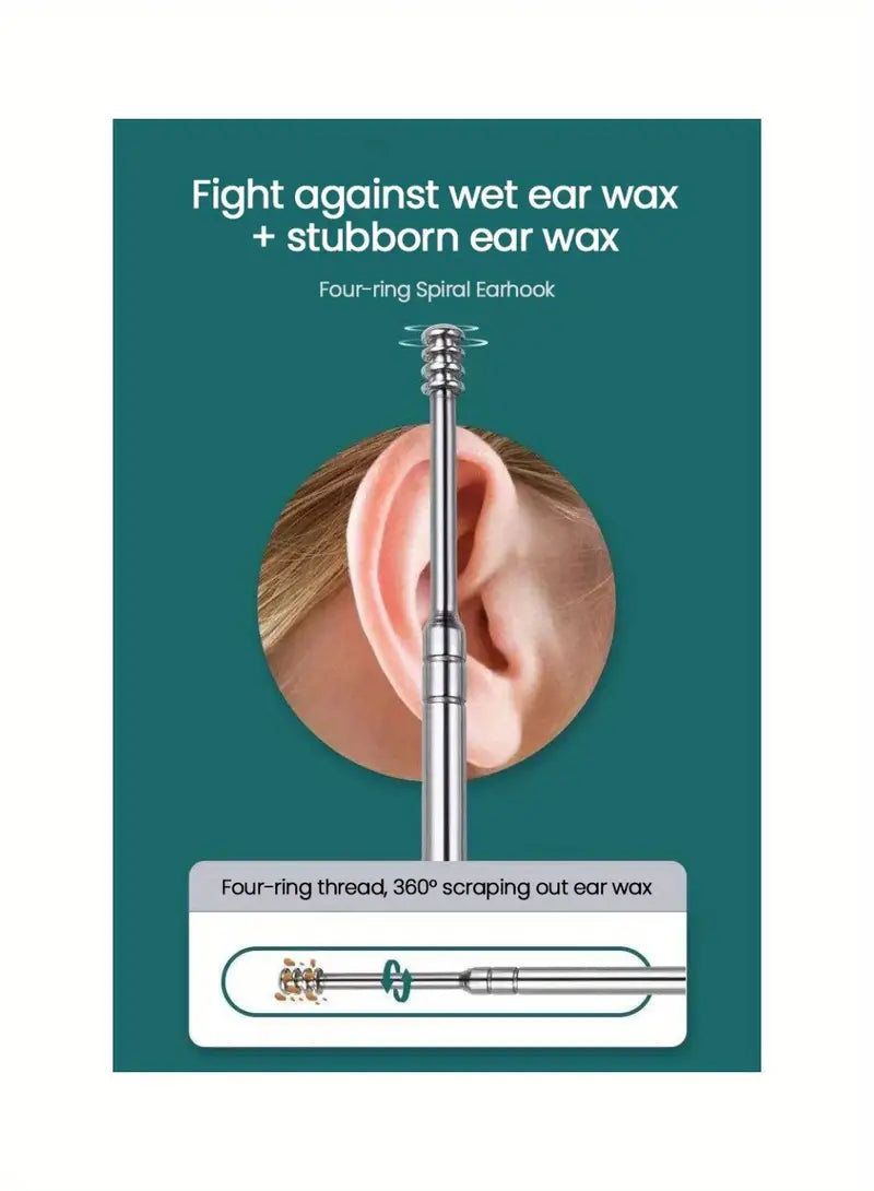 ZUCUR Ear Wax Removal Tool Set: Professional Cleaning Solution