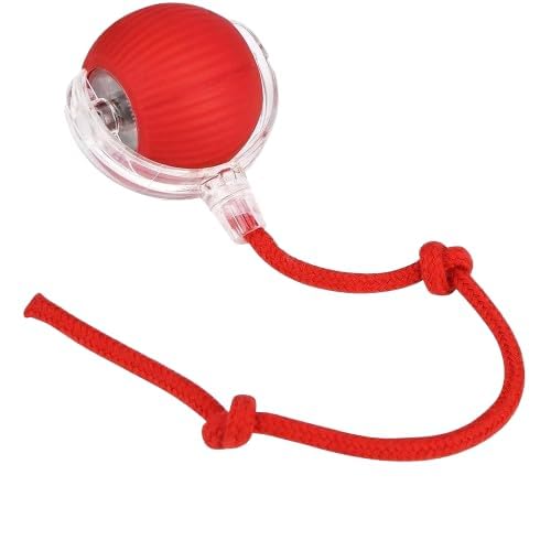 ZUCUR Interactive Cat Rope Ball Toy – Fun Rolling Training Ball for Active Cats & Kittens