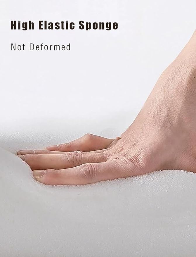 Comfortable Rolling Cushion Stool with Backrest – Adjustable Multi-Purpose Chair for Home & Beauty Use