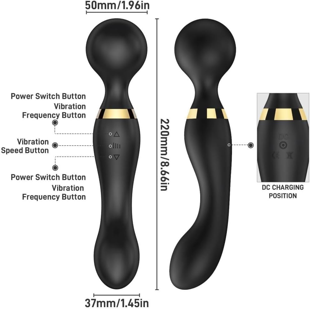 Personal Handheld Body Massager – Multi-Speed Rechargeable Full-Body Relaxation Wand