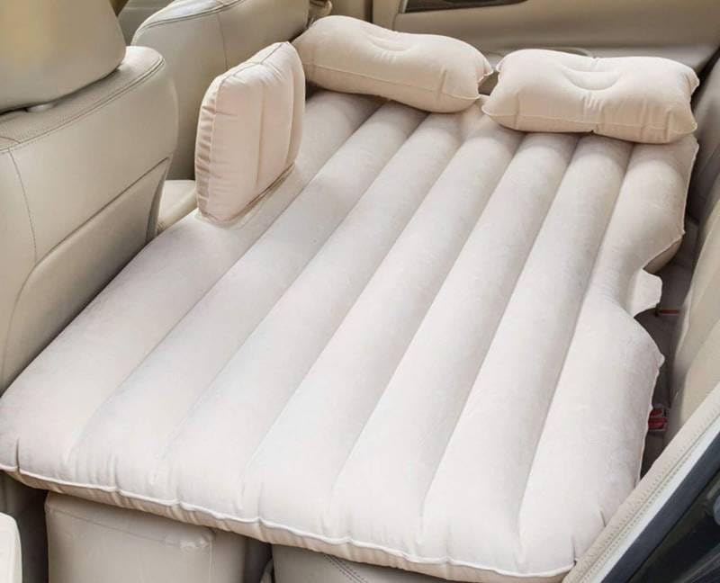 Premium Inflatable Car Back-Seat Travel Mattress with Pillows – Universal Fit