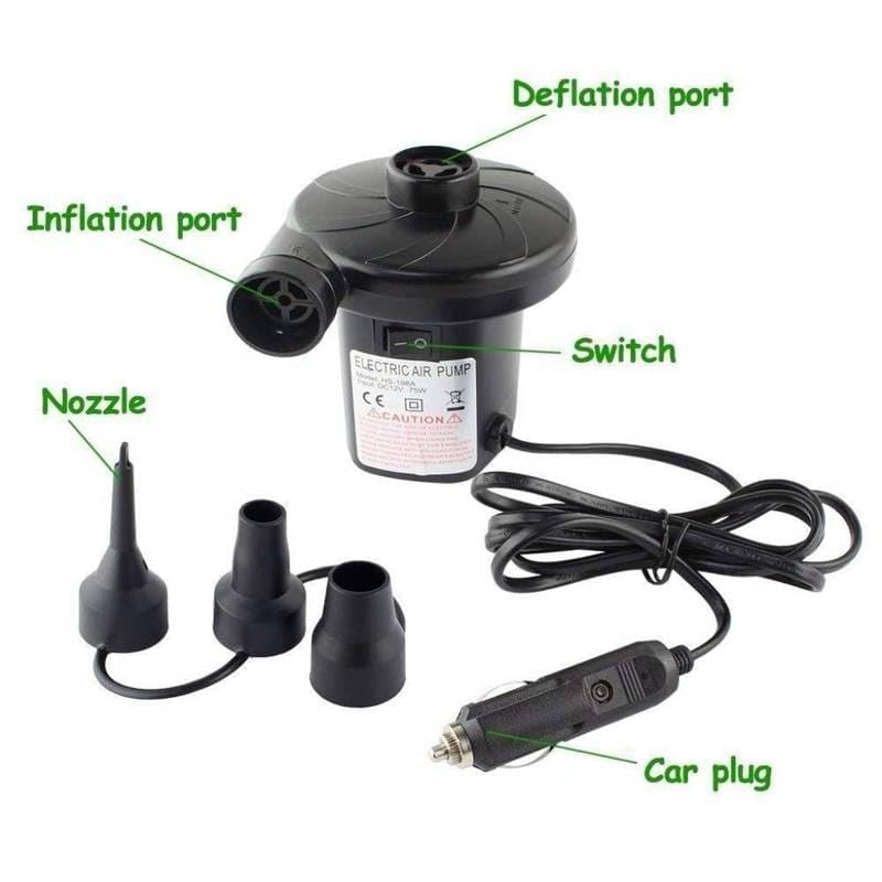 Premium Inflatable Car Back-Seat Travel Mattress with Pillows – Universal Fit