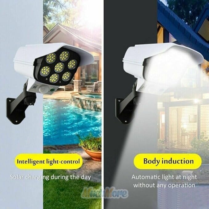 ZUCUR Solar Powered Motion Sensor Security Light with Remote Control – Outdoor Waterproof LED Wall Light