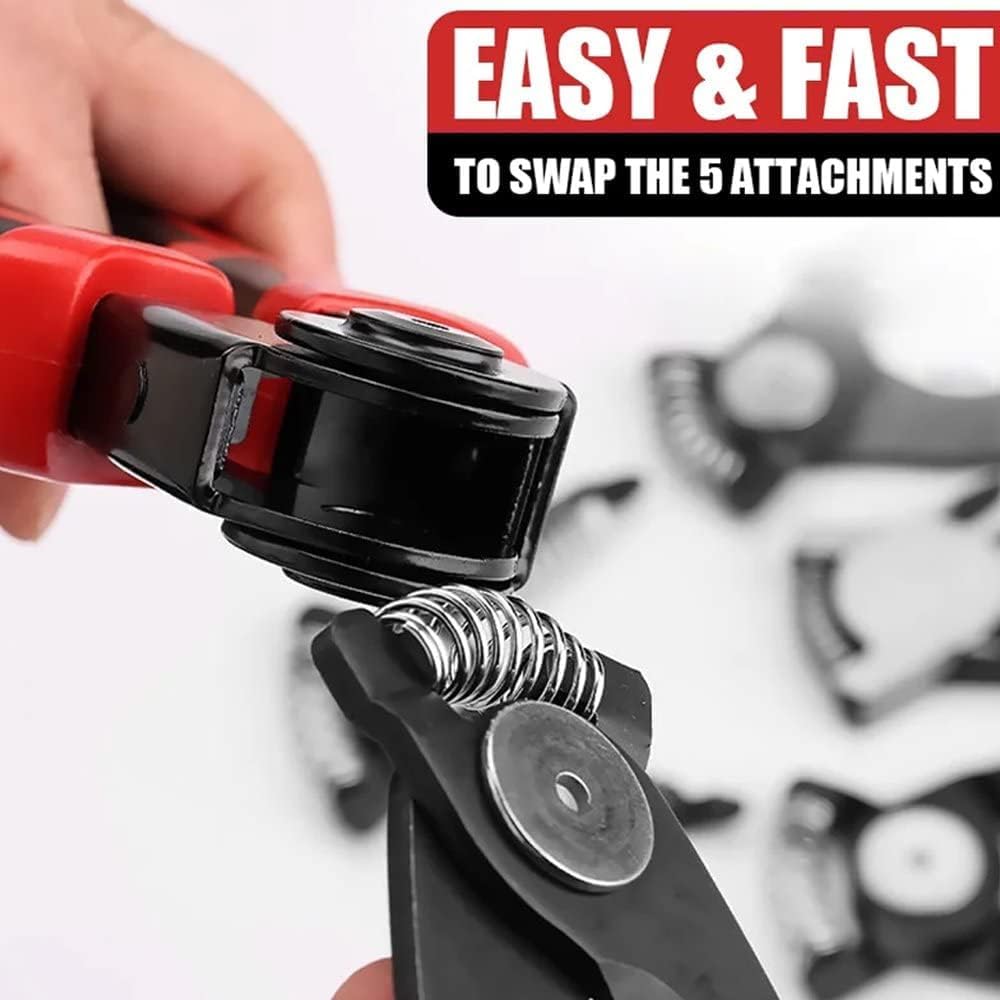 ZUCUR All in 1 Multifunction Stainless Steel Wire Stripper Wire Crimping Tool Wire Cutter, Wire Crimper Cable Stripper