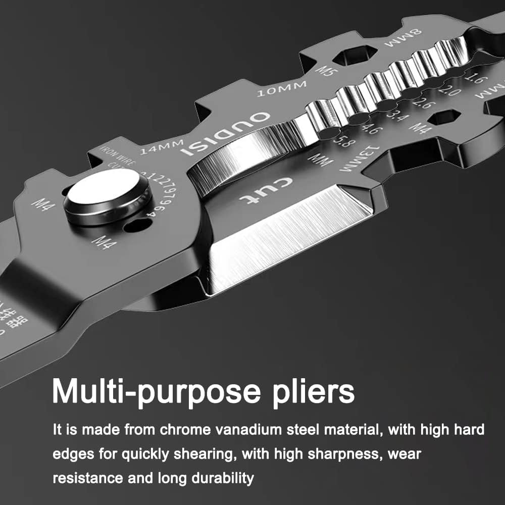 ZUCUR All in 1 Multifunction Stainless Steel Wire Stripper/Wire Crimping Tool, Wire Cutter, Wire Crimper, Cable Stripper