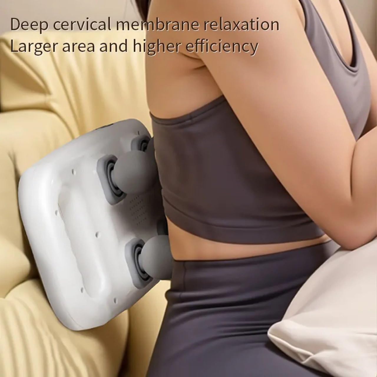 ZUCUR 4-Head Electric Full Body Massager – Portable Deep Tissue Muscle Relaxation Device