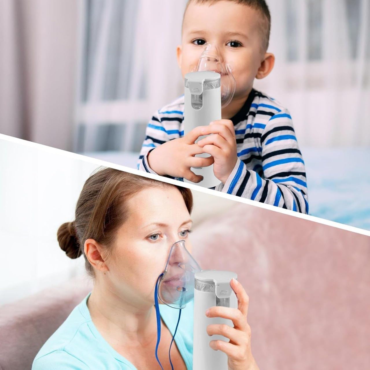 Portable Mesh Nebulizer Machine – Ultra-Fine Mist Inhaler for Adults & Kids