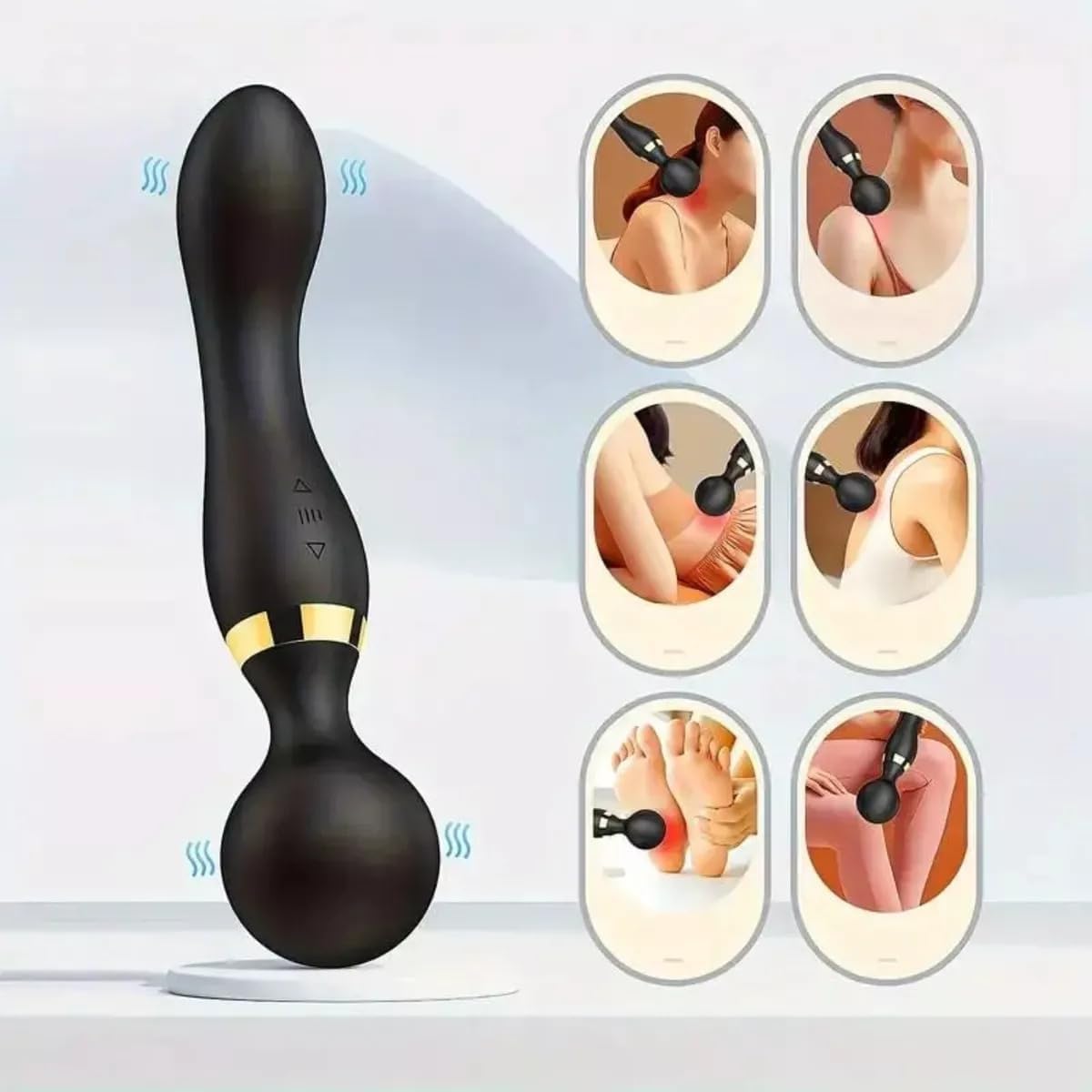 Personal Handheld Body Massager – Multi-Speed Rechargeable Full-Body Relaxation Wand
