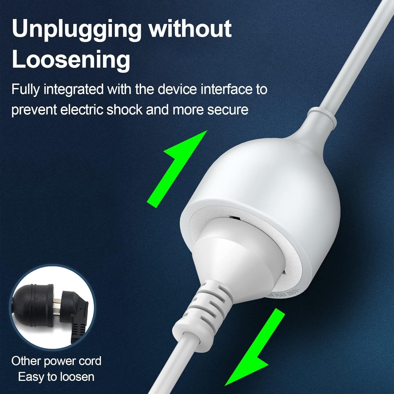 ZUCUR 5 Meter 3-Pin Heavy Duty Extension Cord | 10A 2500W Power Cable for Home & Office