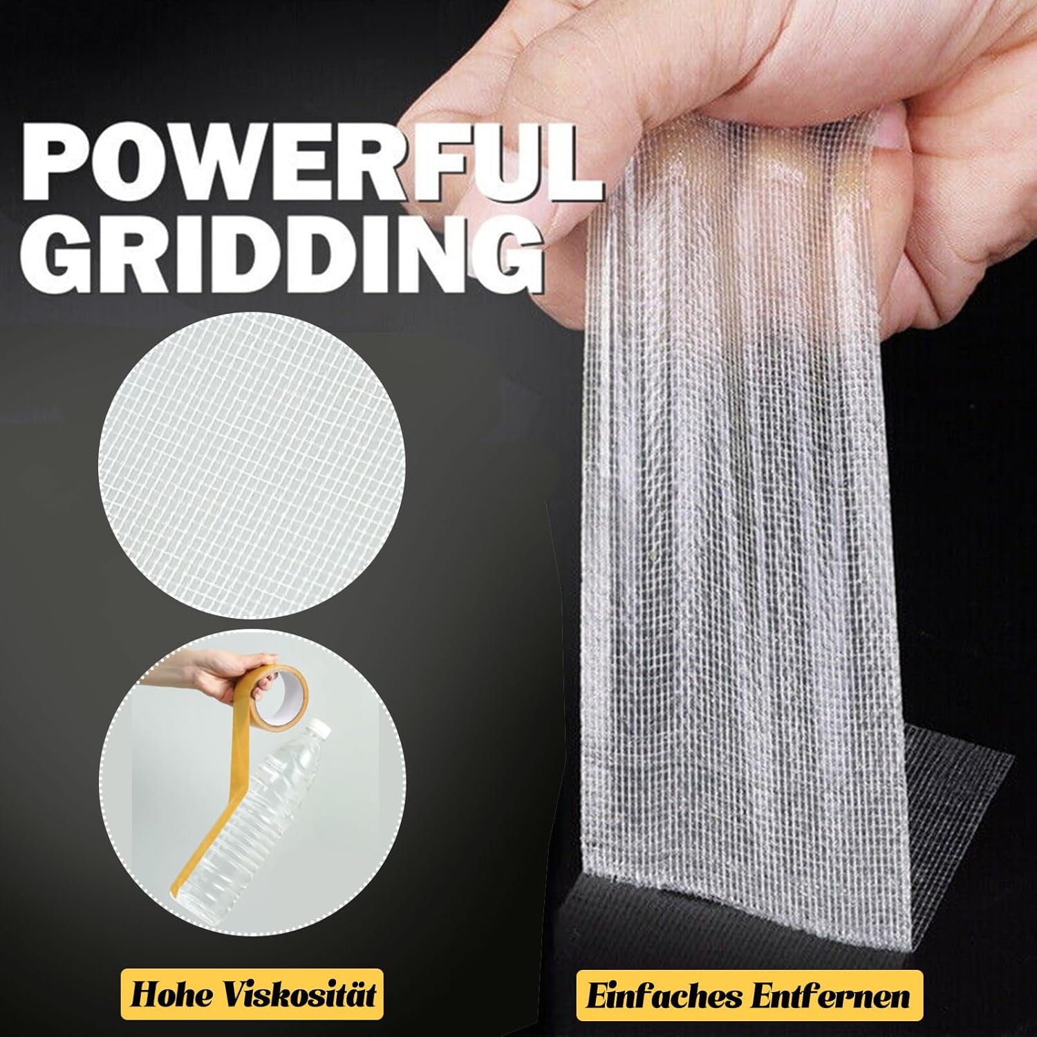 ZUCUR Heavy Duty Double-Sided Carpet Tape | Non-Slip Rug Gripper for Floors & Carpets