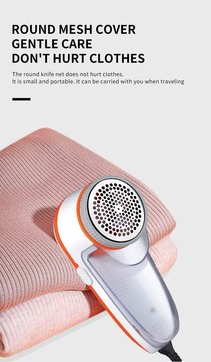 ZUCUR Wool Ball Tnimmer Epilator Easy To Carry And Clean Three Knife Net Electric Lint Remover Clothes Shaver For Sweaters Woolen Clothes Blankets Jackets Sofas Curtains