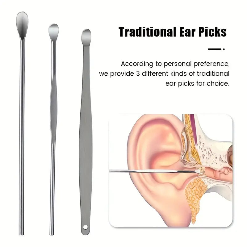ZUCUR Ear Wax Removal Tool Set: Professional Cleaning Solution