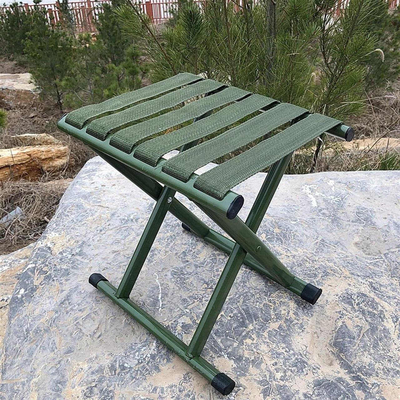 ZUCUR Portable Folding Camping Stool – Lightweight Outdoor Travel Chair