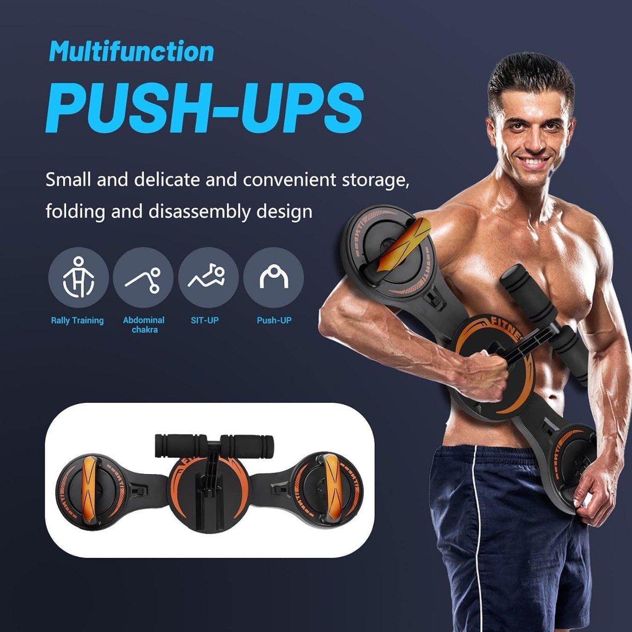 Push Up Board 9 in 1 Home Workout Equipment Multi-Functional Pushup Bar