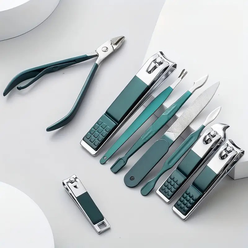 ZUCUR 18-in-1 Professional Manicure & Pedicure Kit – Nail Care Grooming Set with Premium Case