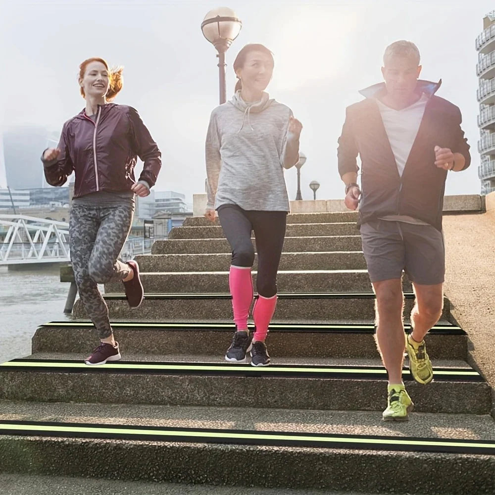 ZUCUR Anti-Slip Safety Grip Tape with High Visibility Glow , Ideal For Stairs & Floors-2 Inch x 5 Meters