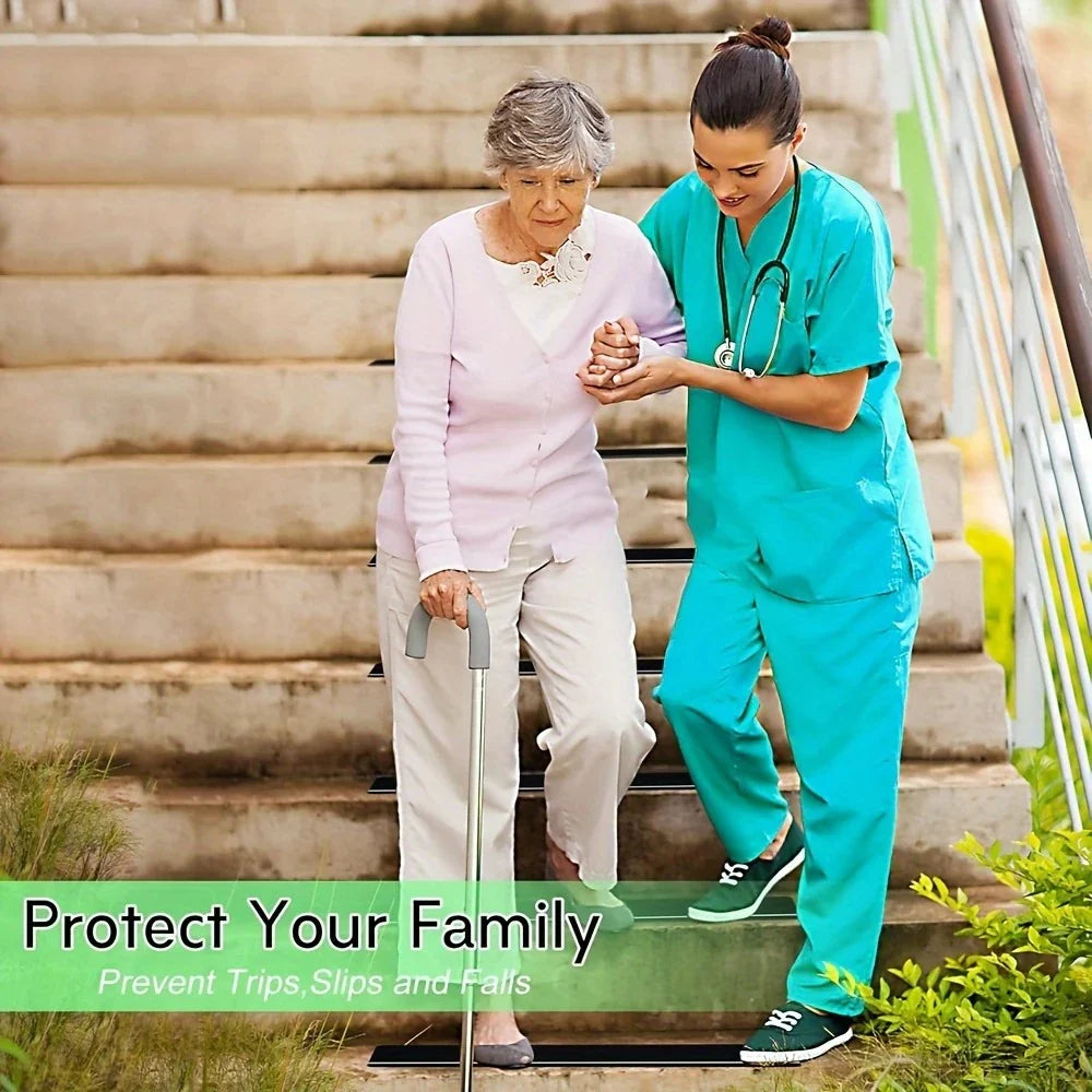 ZUCUR Anti-Slip Safety Grip Tape with High Visibility Glow , Ideal For Stairs & Floors-2 Inch x 5 Meters